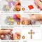 6 Pcs Cross 5d Diamond Art Bookmarks for Adult DIY Painting Kit Christmas Religious Christians Gifts Crystal Cross Diamond Bookmarks for Reading Lover Home Office DIY Crafts, 6 Styles